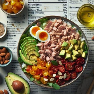 Salade Énergisante au Thon et Avocat