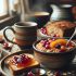 Baked Oats aux Cranberries et Pain aux Céréales Gourmand