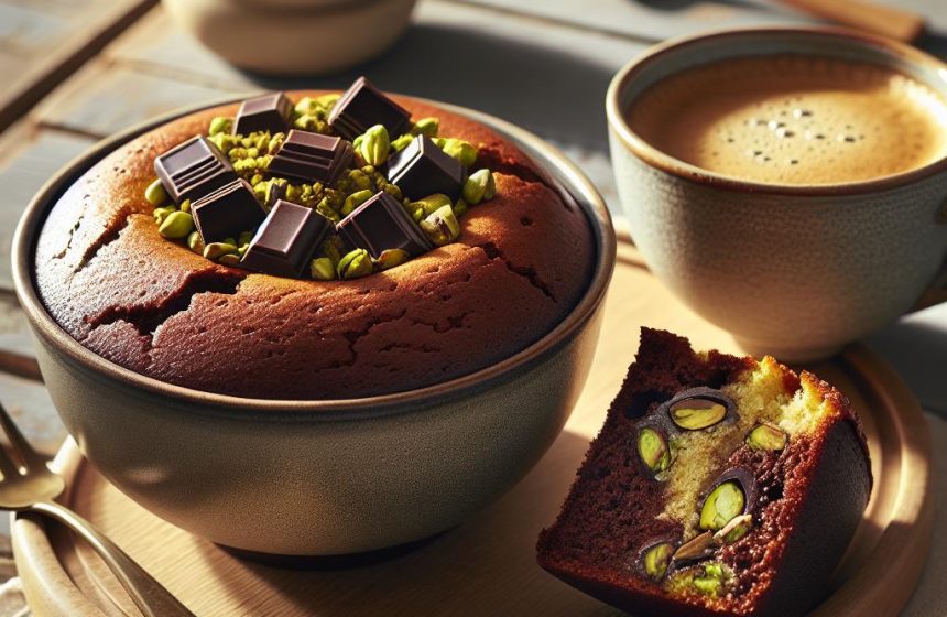 Bowl Cake Gourmand au Chocolat et Pistache
