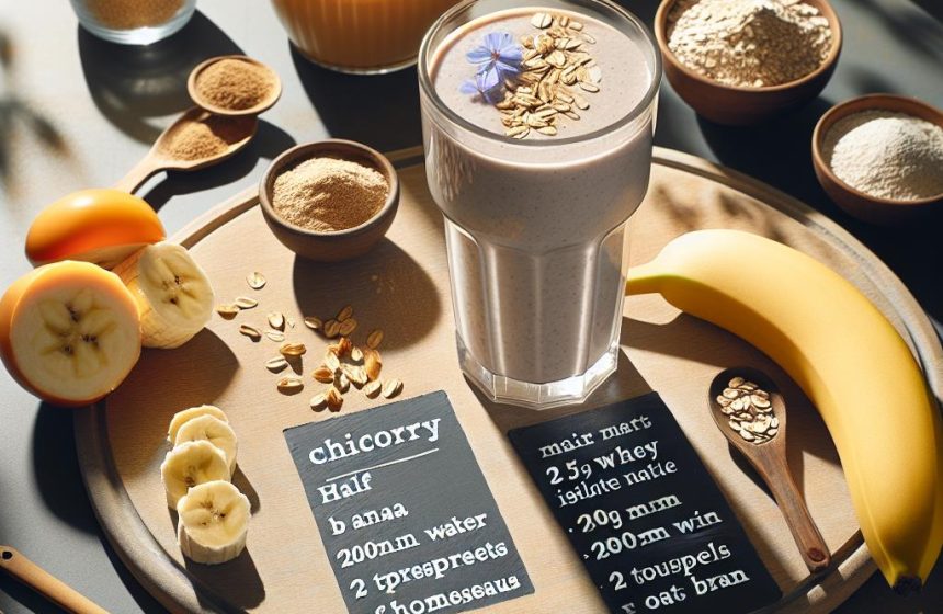Smoothie Énergisant à la Chicorée