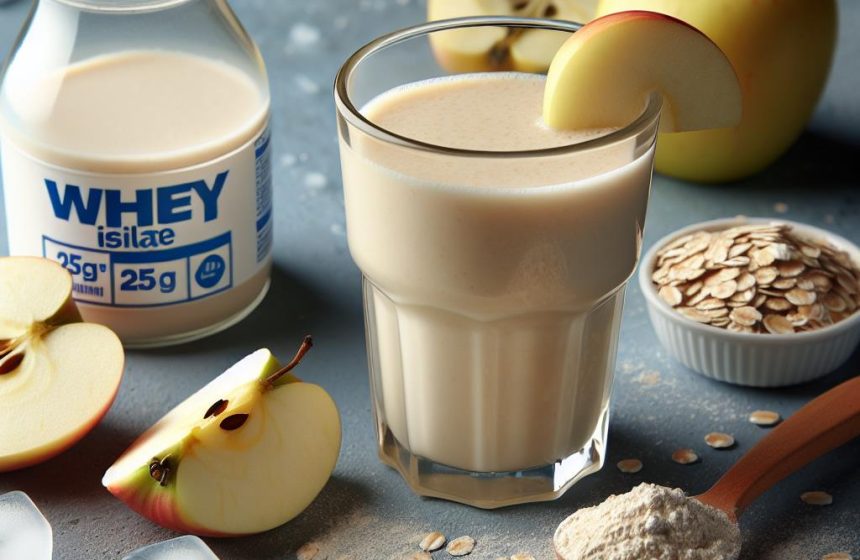 Smoothie Énergisant à la Pomme et Whey