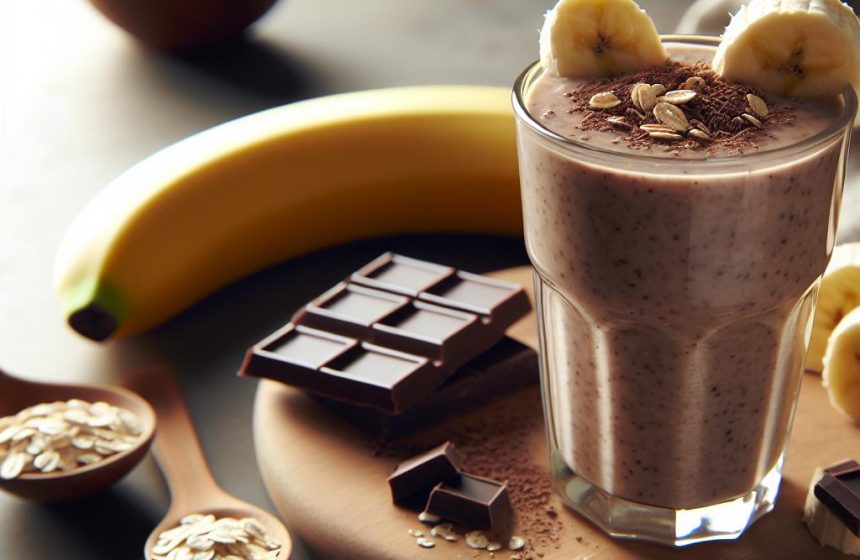 Smoothie Énergisant Banane-Chocolat