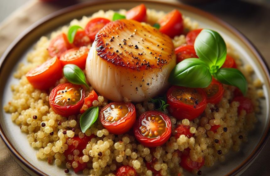 Quinoa à la Tomate et Escalope de Poulet