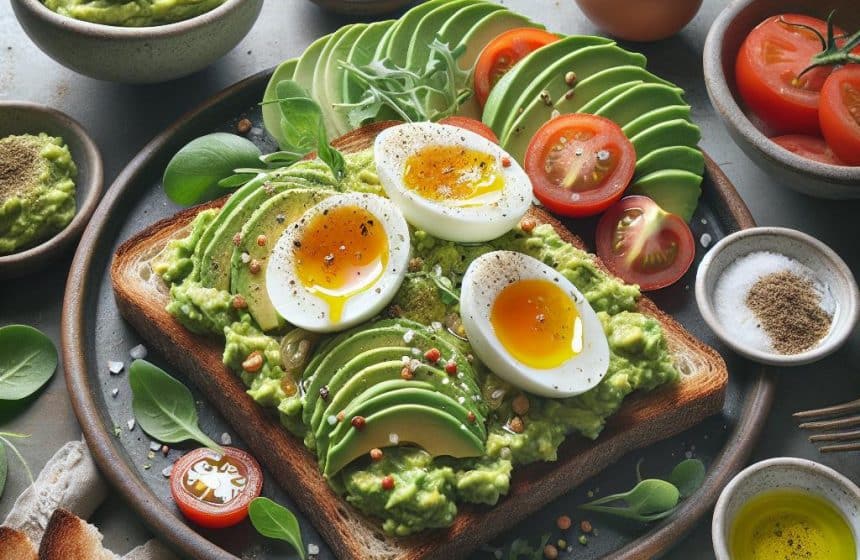 Toast Gourmand à l’Avocat et Œufs Mollets