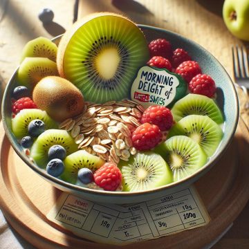 Délice Matinal aux Petits Suisses, Kiwi et Muesli