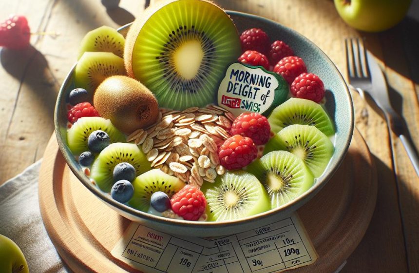 Délice Matinal aux Petits Suisses, Kiwi et Muesli