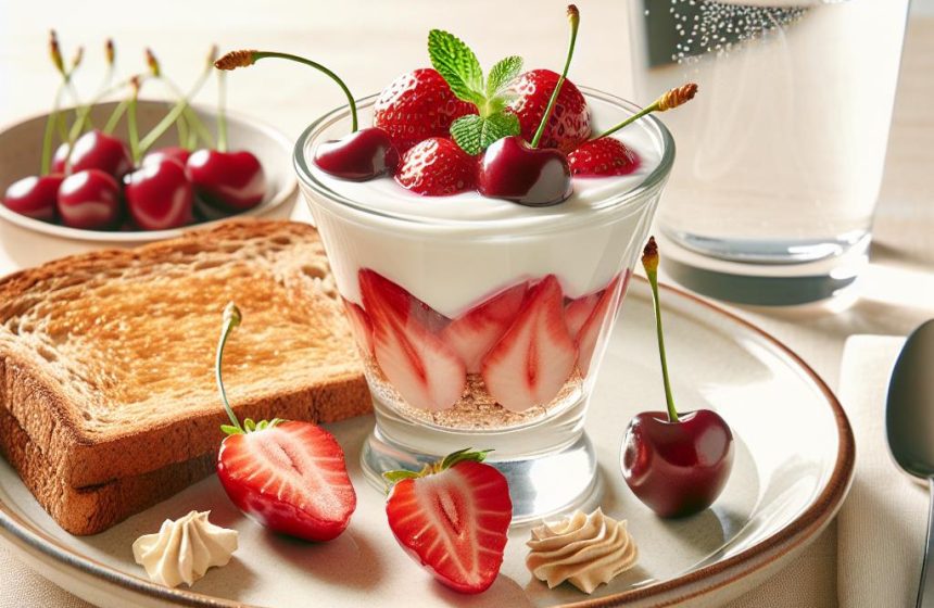 Délice Matinal aux Fruits et Tartines