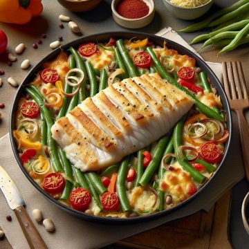 Délice de la Mer aux Légumes Gratinés