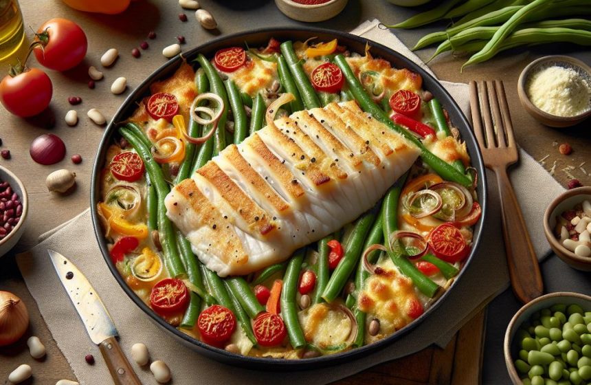 Délice de la Mer aux Légumes Gratinés