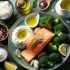 Saumon Délicieux avec Purée de Brocolis et Riz Blanc