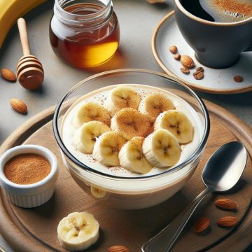 Pudding Protéiné à la Banane et Café Revigorant