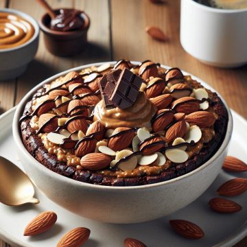 Bowl Cake Énergisant aux Amandes et Chocolat