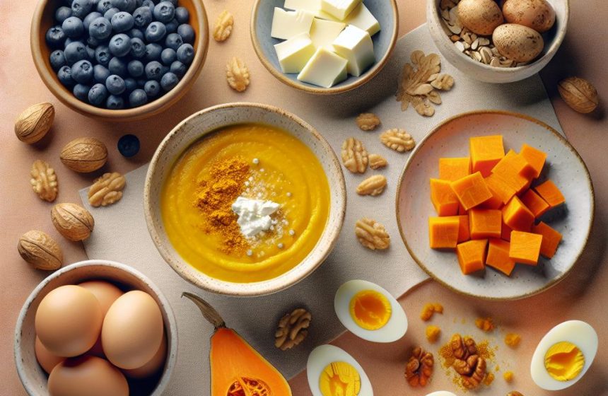 Soupe Réconfortante de Butternut et Patate Douce au Curcuma