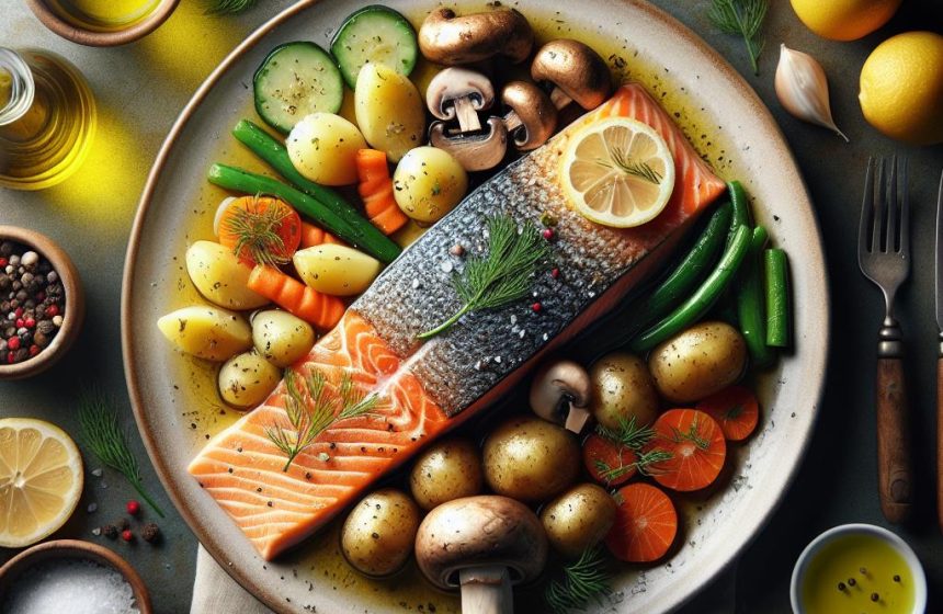 Saumon Vapeur et Légumes Gourmands