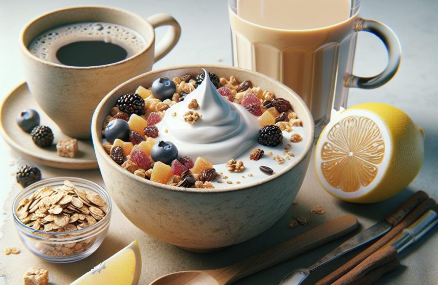 Délice Équilibré au Yaourt Grec et Muesli
