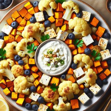 Délice Végétal au Tofu et Chou-Fleur Rôti