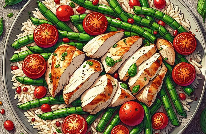 Délice de Poulet aux Légumes et Riz Parfumé