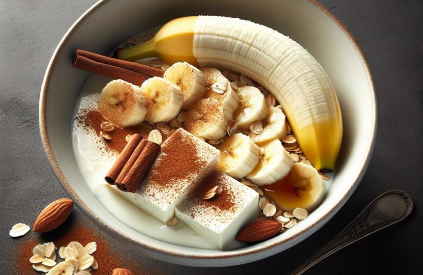 Douceur Matinale au Fromage Blanc et Banane