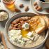 Overnight Porridge au Fromage Blanc et Amlou
