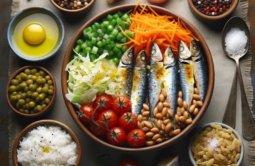 Délice de Sardines aux Flageolets et Riz Basmati