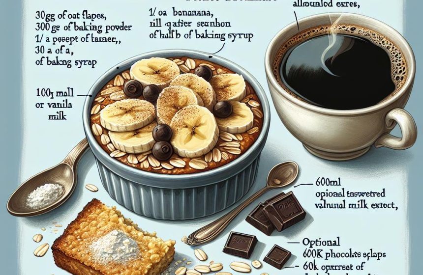 Baked Oats Gourmand et Énergisant