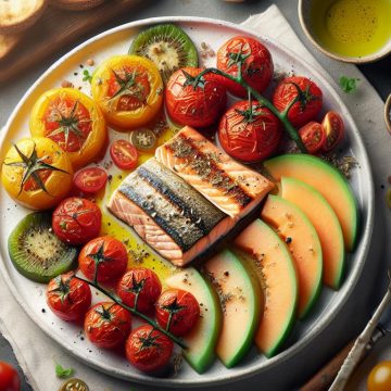 Délice Provençal au Saumon et Melon