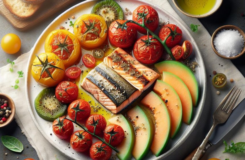 Délice Provençal au Saumon et Melon