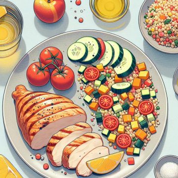Délice de Poulet et Couscous Coloré