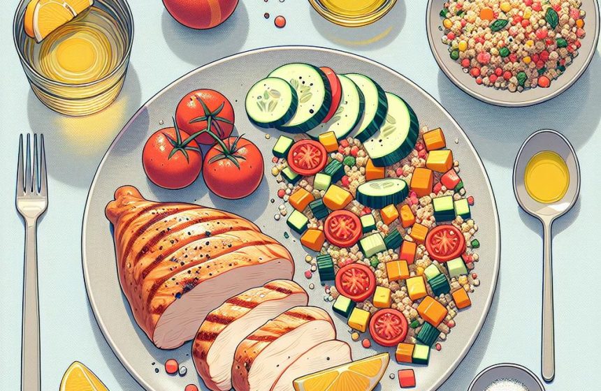 Délice de Poulet et Couscous Coloré