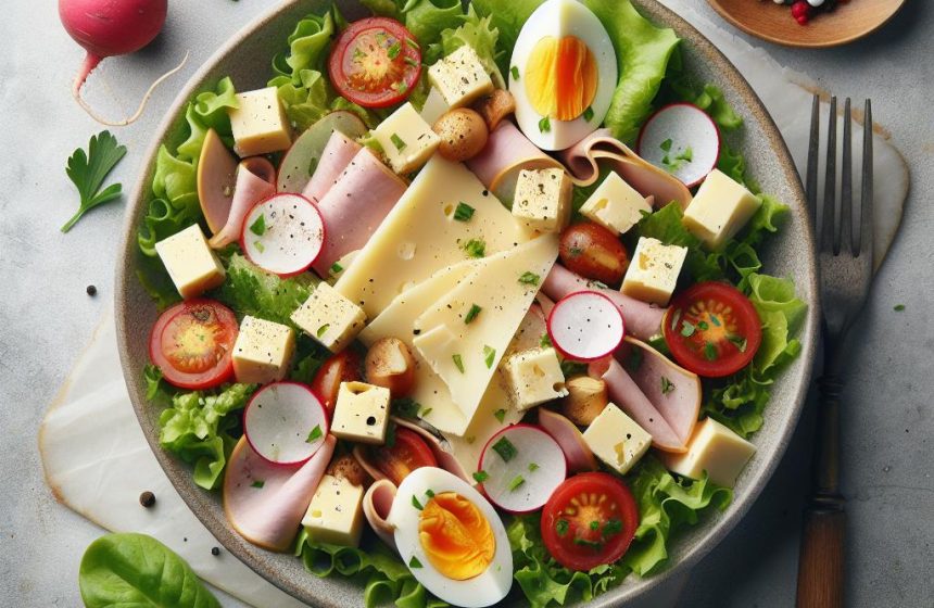 Salade Gourmande aux Saveurs Contrastées