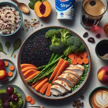Délice Nutritif de Riz Noir et Poulet