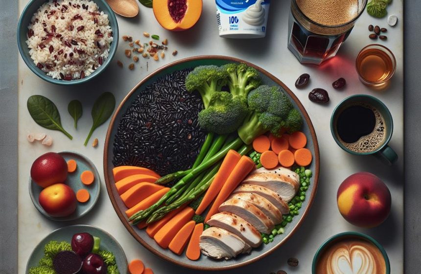 Délice Nutritif de Riz Noir et Poulet