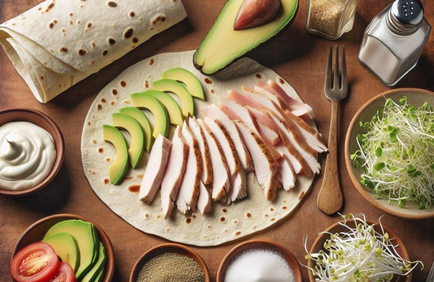 Wrap au Poulet et Avocat Gourmand