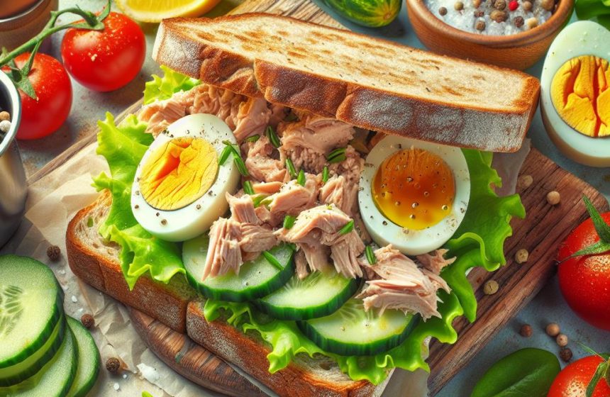 Sandwich Méditerranéen au Thon