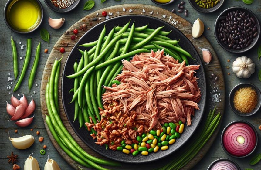 Délice de Porc Effiloché aux Haricots Bicolores
