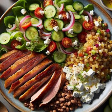 Délice de Canard et Salade Gourmande