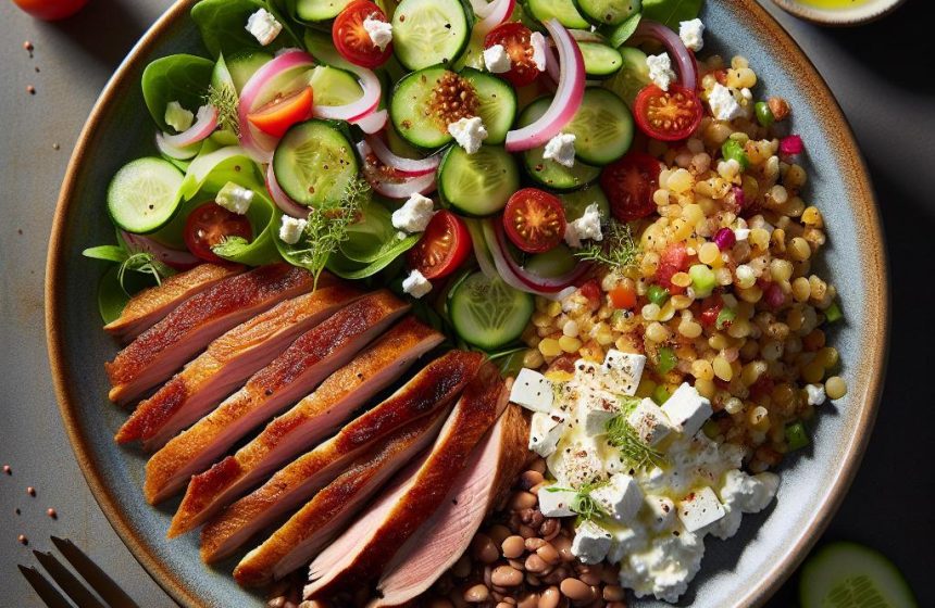 Délice de Canard et Salade Gourmande