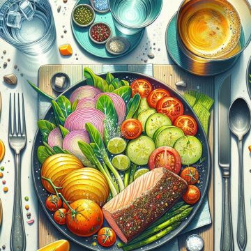Délice Océanique aux Légumes Croquants