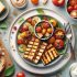 Tofu Grillé et Salade de Tomates Gourmande