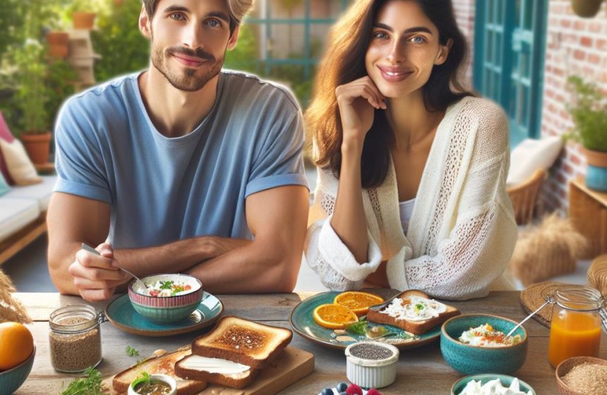 Délice Matinal aux Céréales et Fromage Blanc