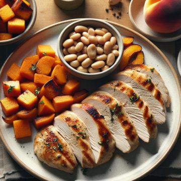 Délice de Poulet aux Haricots Beurre et Patate Douce