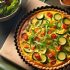 Quiche Légère aux Légumes et Salade Verte Croquante
