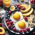 Délice Fruité et Œufs au Plat