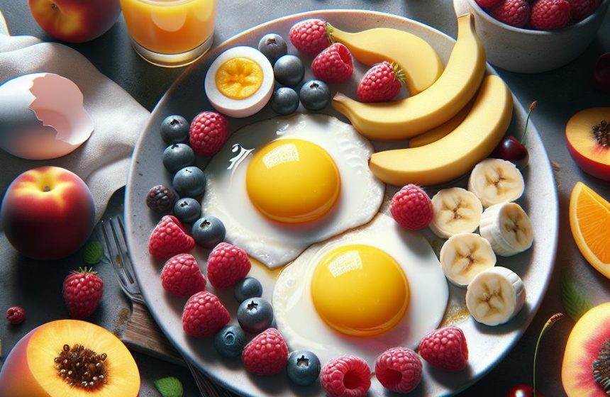 Délice Fruité et Œufs au Plat