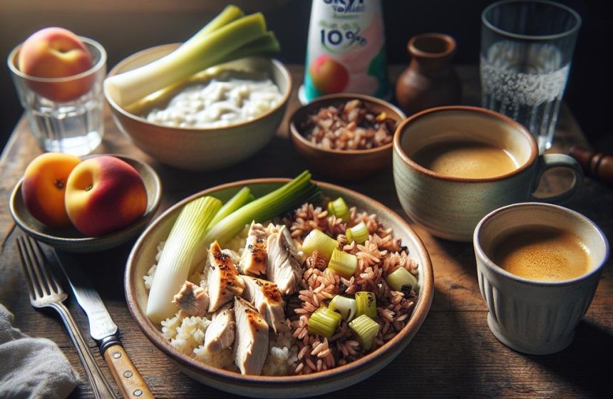 Délice de Poulet aux Deux Riz et Poireaux