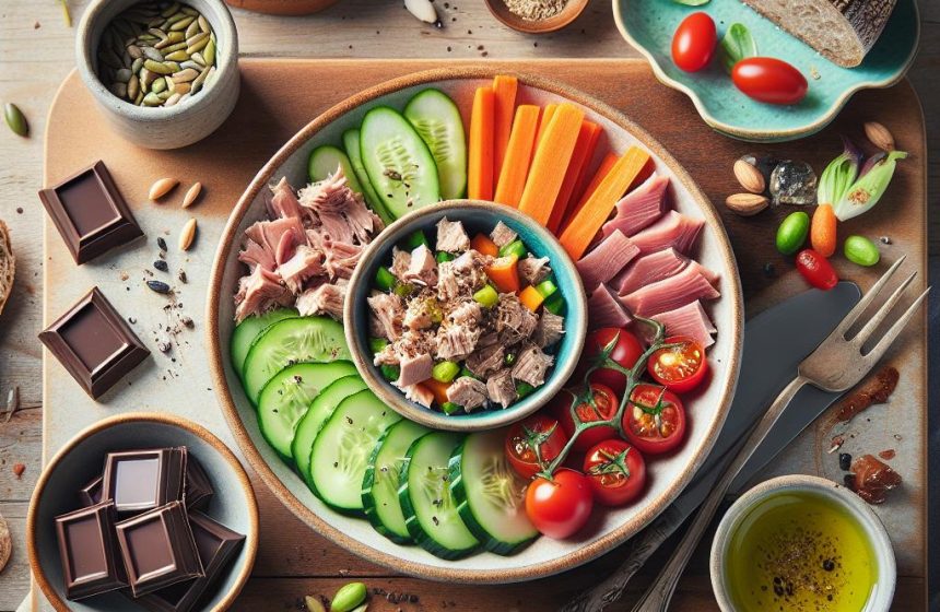 Délice de Thon aux Crudités et Pain aux Graines