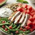 Salade de Poulet aux Flageolets et Pastèque