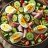 Salade Énergisante au Kiwi et Œufs Durs