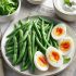 Délice de Salade aux Haricots Verts et Œufs Coque