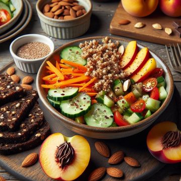 Délice Croquant de Sarrasin et Nectarine